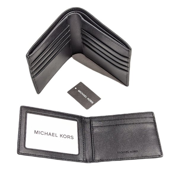 Michael Kors Cooper Billfold with Passcase Leather NWOB $178 - Picture 1 of 6